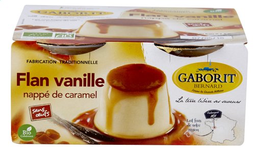 GABORIT flan vanille-caramel Bio
