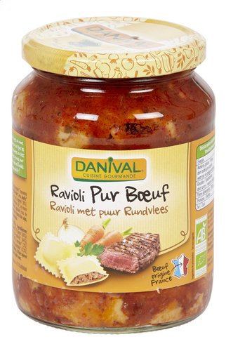 DANIVAL ravioli au boeuf Bio