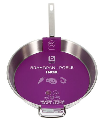 BONI Braadpan inox 30cm
