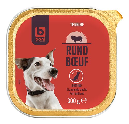 BONI chien terrine boeuf