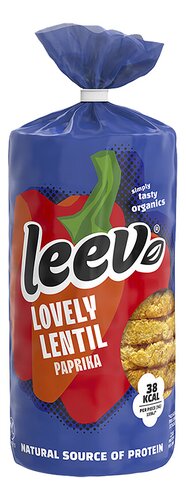 LEEV Gauffre Lentilles Paprika Bio