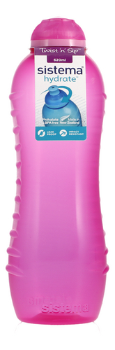 AMUSE Drinkfles roze 500ml, Marvel Koekendoos 3-delig en 16 andere