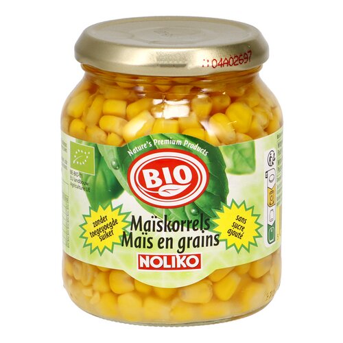 NOLIKO maïskorrels z.suiker bio 340g