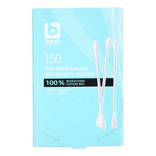 BONI papieren wattenstaafjes 150st