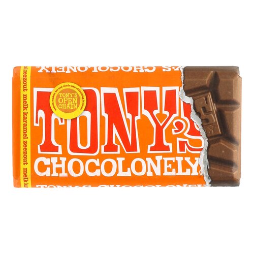 TONY'S Melk Karamel Zeezout 90g