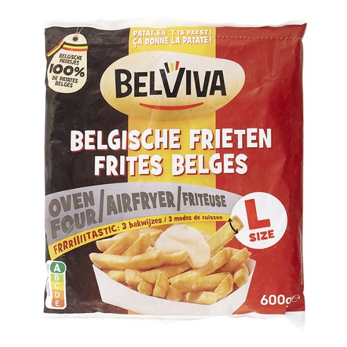 BELVIVA Belgische ovenfriet 600g
