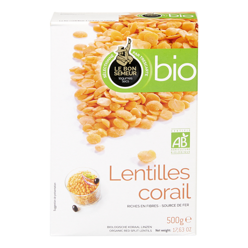 LE BON SEMEUR rode linzen Bio 500g
