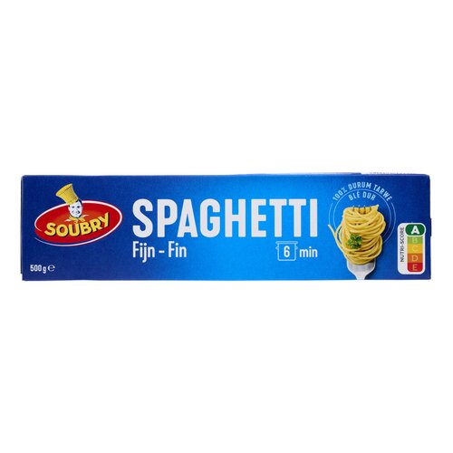 SOUBRY Spaghetti Fijn 500g