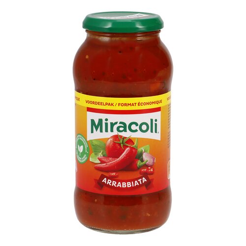 MIRACOLI pastasaus arrabbiata 675g