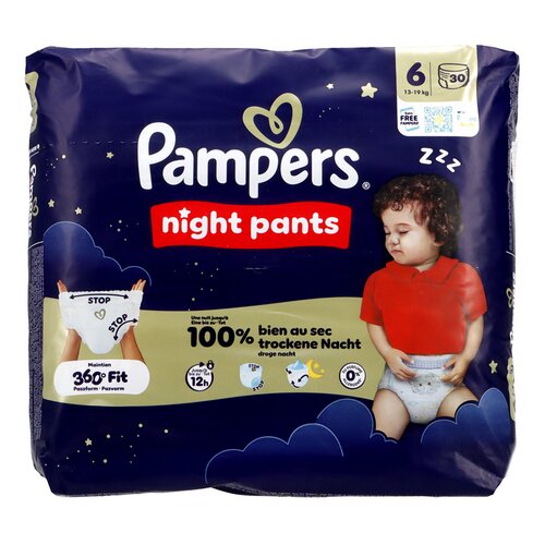 PAMPERS B-Dry Night M6 +15 kg 30st