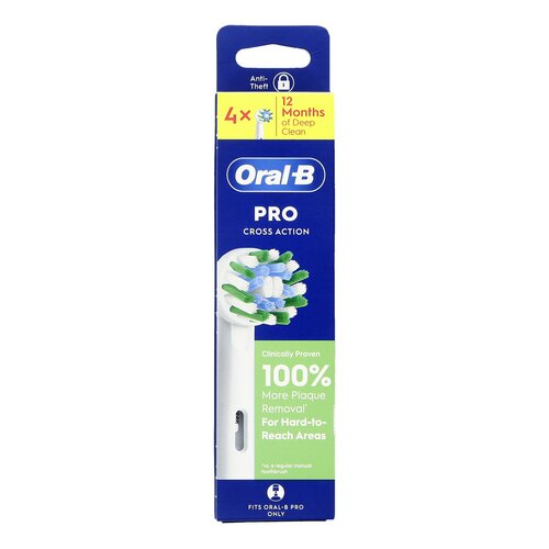 ORAL-B opzetborstels cross action w. 4st