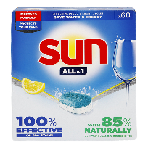 SUN vaatwastabletten AIO citroen 60st