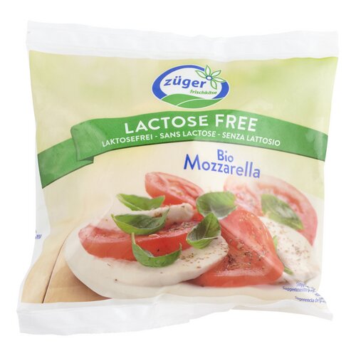 ZÜGER lactosevrije mozzarella Bio 100g