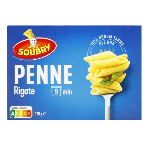 SOUBRY al dente penne rigate 375g