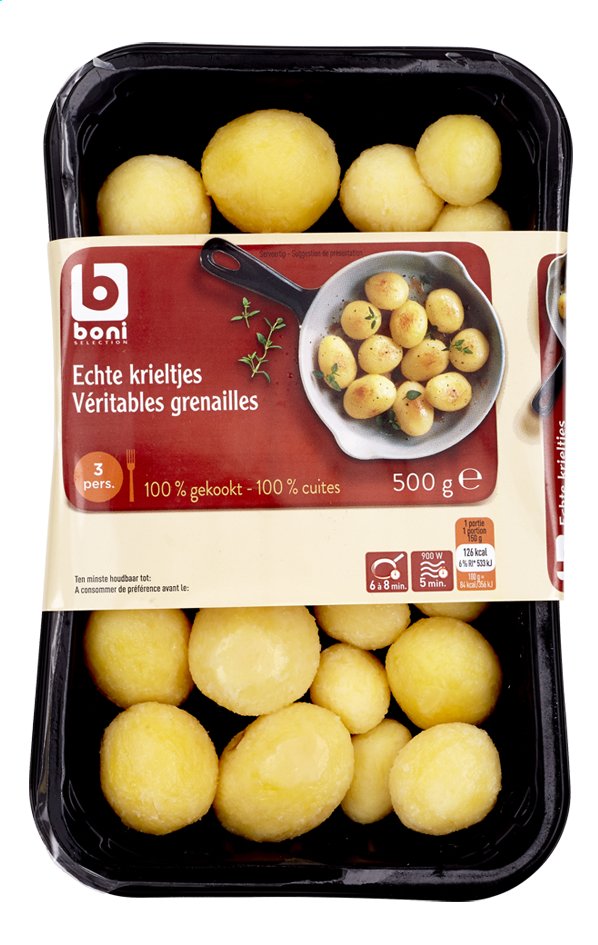 Echte Krieltjes 100 Gekookt 500 G