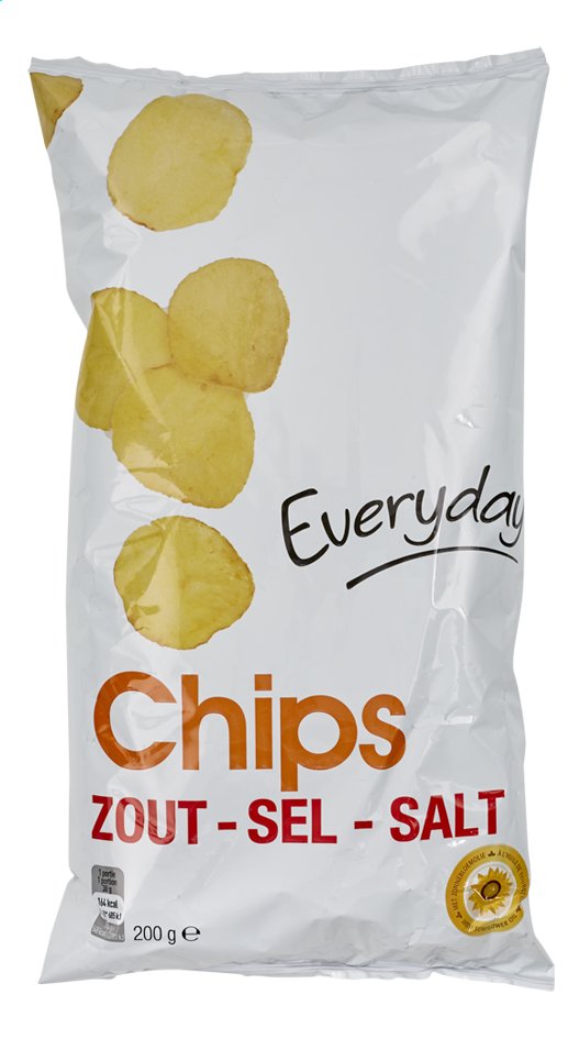 Chips zout 200 g