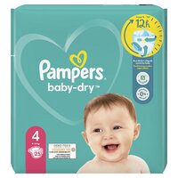 Pampers PAMPERS baby-dry T4 x25 couches