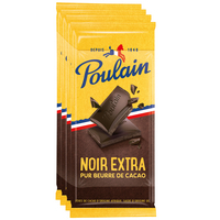 Poulain POULAIN Chocolat Noir Extra Tab.4x100g