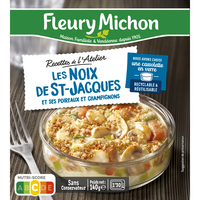 Fleury Michon F MICHON Cassolet.St Jac.Poir/Champ 140g